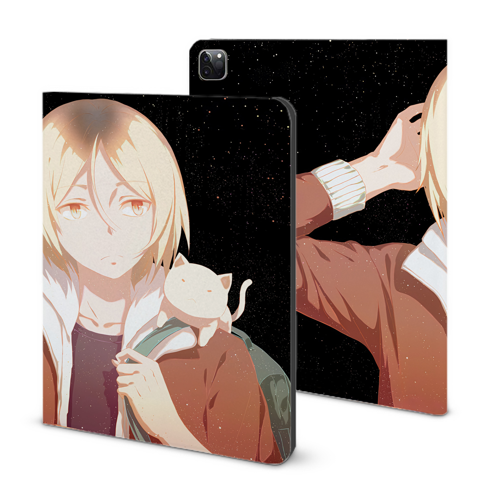 （画像用） ハイキュー!! Haikyu!! IPad ケース ブック型 PUレザー TPU 耐衝撃 軽量 薄型 ペン収納なし 全面保護 IPad 各モデル対応